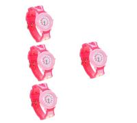 TENDYCOCO 4pcs Children's Watch Watches for Boys ES for Kids Birthday Boys Waterproof Wrist Childs Child Kid Student Glitter Powder Silica Gel Cute