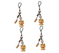 TENDYCOCO 4pcs Key Chain Cute Tote Bag Backpack Pendant Car Key Lanyard Animal Keychain Keychains for Car Keys Lanyards for Women Animal Keyring Knapsack for Women Phone Wallet Sandalwood
