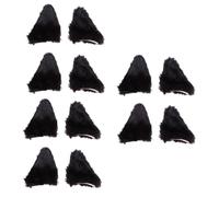TENDYCOCO 6 Pairs Cat Ears Hairpin Cosplay Ears Hair Clips Cat Ear Hair Pin Cat Ear Barrette Kitten Stuffed Animals Cat Ears Cosplay Clips Fur Ears Hair Clip Lovely Hair Accessories Flannel