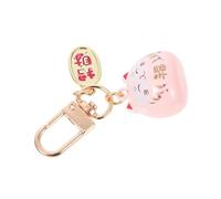 TENDYCOCO Chinese Waving Key Chains Adorable Cat Keychain Keyring for Backpack Handbag Shoulder Bag