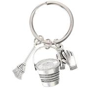 TENDYCOCO Cleaning Staff Keychain Pendant Lightweight Bag Hanging Keyring for Backpacks and Handbags Decorative Housekeeping Design