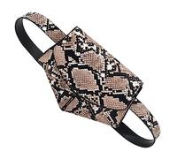 TENDYCOCO Fanny Pack for Women Snake Print Waist Bag Adjustable Belt Practical Storage Pouch for Travel Hiking and Outdoor Activities
