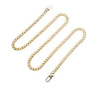TENDYCOCO Portable Metal Bag Chain Shoulder Bag Strap Practical Detachable Belt Metal Strap for Women Ladies Girls 60cm
