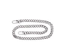 TENDYCOCO Silver Metal Bag Chain Strap Portable Detachable Shoulder Strap for Women Versatile Crossbody Replacement for Handbags and Messenger Bags