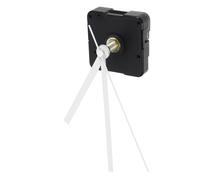 TENDYCOCO Silent Clock Movement Wall Clock Kit Mechanism Black Scrunchie High Torque Clock Parts Clock Sweep Hand Quartz Time Hands Motor Clock Movements Battery Operated Craft White, White,