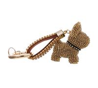 TENDYCOCO Stylish Keychain Bag Pendant Fashionable Keyring Holder Bling for Dog Lovers