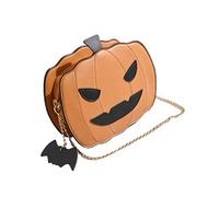TENDYCOCO Women Crossbody Bag Hallowen Pumpkin Messenger Bag Shoulder Handbag with Chain