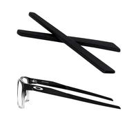 TenDye Replacement Earsocks Temple Sleeve for Oakley Activate OX8173/Activate Asian Fit OX8169F Eyeglasses Frame, Black - 1 Pair, 53-17-135