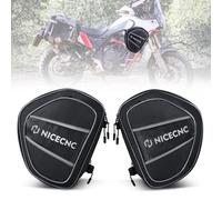 Tenere 700 Motorcycle Crash Bar Bags 2pcs, 11L Expandable Motorcycle Frame Bag Tool Accessories Storage Bag Travel Luggage Bag Compatible with Yamaha Tenere 700, Easy to Install