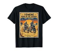 Tenere T7 Adventure Vintage Bike Enduro Born in the Sahara T-Shirt