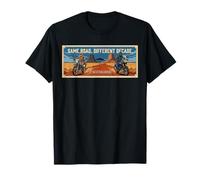 Tenere T7 Adventure Vintage Motorcycle Three Generations T-Shirt