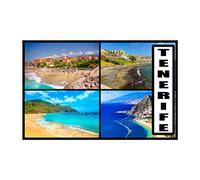 Tenerife - Canary Islands - Post Card Style Fridge Magnet - Large Size (7cm x 4.5cm) - Gift Idea - Tourism