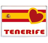 Tenerife - Love Spain/Spanish Flag Towns & Cities - 96 x 67mm Jumbo Fridge Magnet