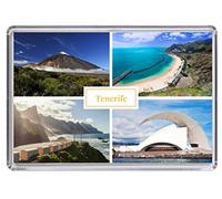 Tenerife Spain Canary islands Souvenir Acrylic Fridge Magnet (Standard: 70x45mm)