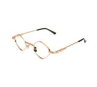 Tenerife Unisex Optical frames Metal Silver Geometric Anti-blue light Blue anti light - for PC
