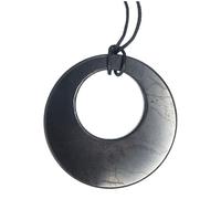 TENET - Natural Shungite Stone 100% Russia (SHUNGITE PENDANT CONCENTRIC CIRCLE 50 mm)