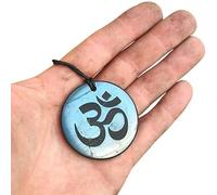 TENET - Natural Shungite Stone 100% Russia (Symbol Pendant OM 50 mm)