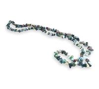 TENET - Natural Stone Chips Reiki Meditation Necklace - 84cm, 84 cm, Stone