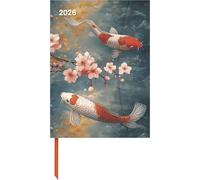 teNeues Japanese Papers 2026 Book Calendar 16 x 22 cm Stylish Weekly Calendar with Magnetic Closure in Asian Design: Magneto Diary