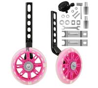 TenFans Kids Bike Stabilizers - Child Bicycle Wheel Stabilizer for Kids Bike 12 14 16 18 20 Inch Adjustable Bicycle Training Wheels with Mute Flash Wheels