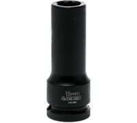 Teng 920615N Deep Impact Socket Hexagon 6-Point 1/2In Drive 15Mm
