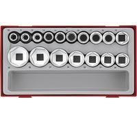 Teng 1/2 inch Socket Set 6 point TT1 17pc