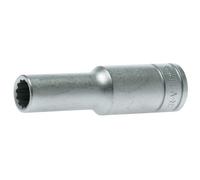 Teng 11mm 1/2in Drive Deep Socket Bi Hexagon 12-Point Satin Finish TENM120611