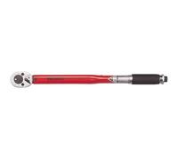 Teng 1292AG-E4 1/2in Torque Wrench 70-350 Nm - DIN 3122 Rated, ±4% Accuracy, Ratchet Head with Angular Gauge, Dual Nm/ft.lb Scale, Satin Finish & Rubber Grip for Automotive & Workshop Use