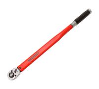 Teng 1292AG-E4 1/2in Torque Wrench 70-350 Nm - DIN 3122 Rated, ±4% Accuracy, Ratchet Head with Angular Gauge, Dual Nm/ft.lb Scale, Satin Finish & Rubber Grip for Automotive & Workshop Use