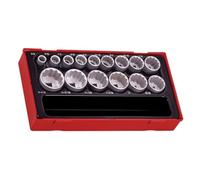Teng 15 Piece 1/2" Drive AF Socket Set TT1215AF Tool Control System
