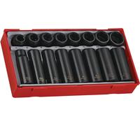Teng TT9116 1/2-inch Reg/ Deep Impact Socket Set Drive (16 Pieces)