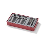 Teng 19 Piece 1/4in. Hex Impact Driver Set - TTID19