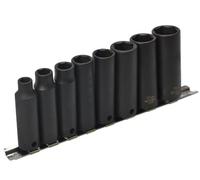 Teng Tools Deep Impact Socket Set 9386 40976 Metric Drive 8-piece