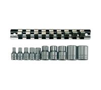 TENG E-Torx Bit Skt Set E4-18 10-pce 10 Piece Set 10 Piece Set Sockets + Bit Sockets