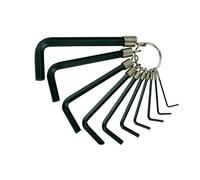 Teng Hex Key Set Of 10 On Ring Multi Colour (Set Of 10 On Ring Imperial (1/16-3/8In))