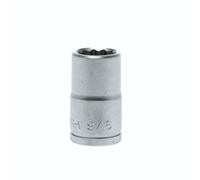 Teng Bi-Hexagon Socket 12-Point Regular A/F 1/2in Drive 9/16in TENM120118