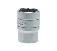 Teng Bi-Hexagon Socket 12-Point 1/2in Drive 21mm TENM120521