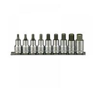 Teng 1/2 inch Hex Bit Socket Clip Rail Set