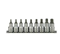 Teng M1213Tx M1213Tx Socket Clip Rail Set Of 9 Internal Torx 1/2In Drive Tenm1213Tx
