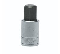 Teng S2 Hexagon Socket Bit 1/2in Drive 17mm TENM121517C