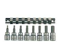 Teng M3811 M3811 Socket Clip Rail Af Hex Set Of 8 3/8In Drive Tenm3811