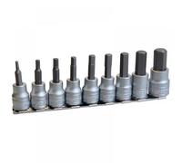 Teng M3812 Socket Clip Rail Hex Socket Metric 3/8in Drive