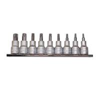 Teng M3813 10piece Clip Rail Tpx Bit Socket Set Metric - 3/8in Square Drive