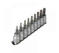 Teng M3813TX M3813Tx Socket Clip Rail Set Of 9 External Torx 3/8In Drive