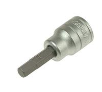 Teng M381505 S2 5mm 3/8-inch Hex Socket Bit Drive