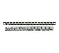 Teng Tools Socket Set M3816 – 3/8-inch Drive, Metric Clip Rail – 16 Pieces