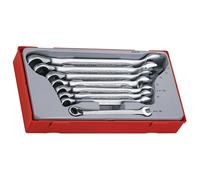 Teng Metric Ratchet Combination Spanner Set, 8 Piece