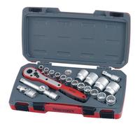 Teng T1221 Socket Set of 21 Metric 1/2in Drive