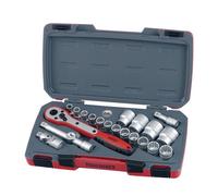 Teng T1221 Socket Set of 21 Metric 1/2in Drive