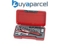 Teng T1424 T1424 Socket Set of 24 Metric 1/4in Drive TENT1424